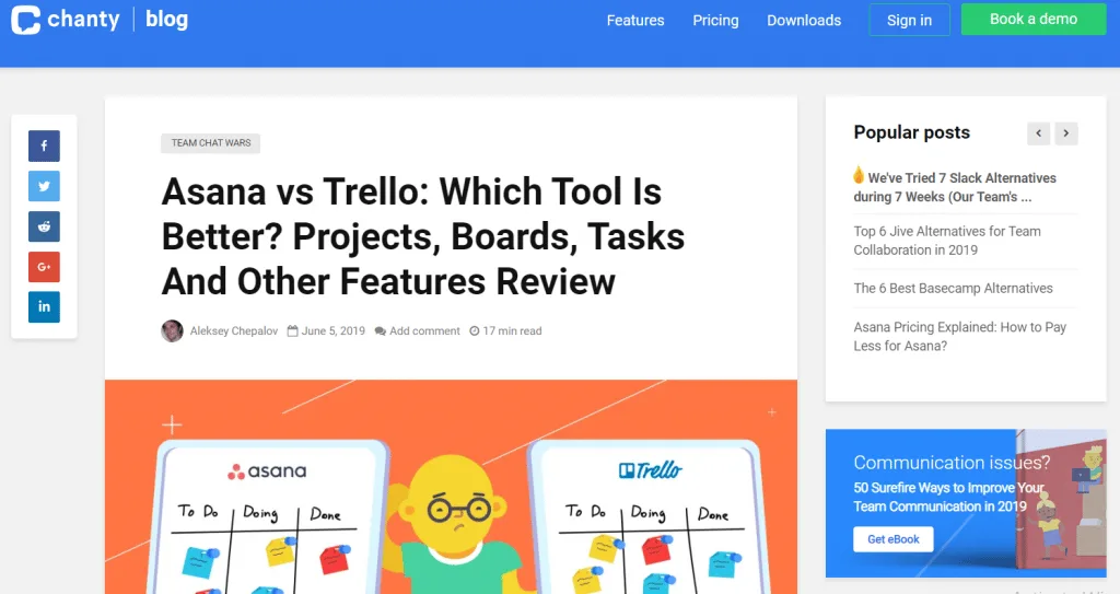 asana vs trello blog post
