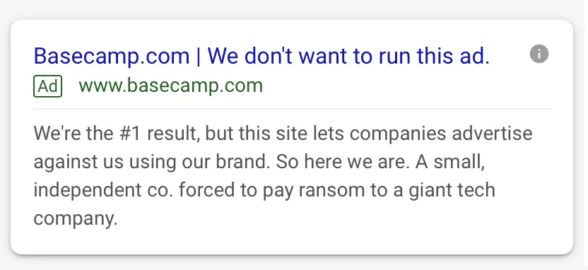 basecamp ad screenshot