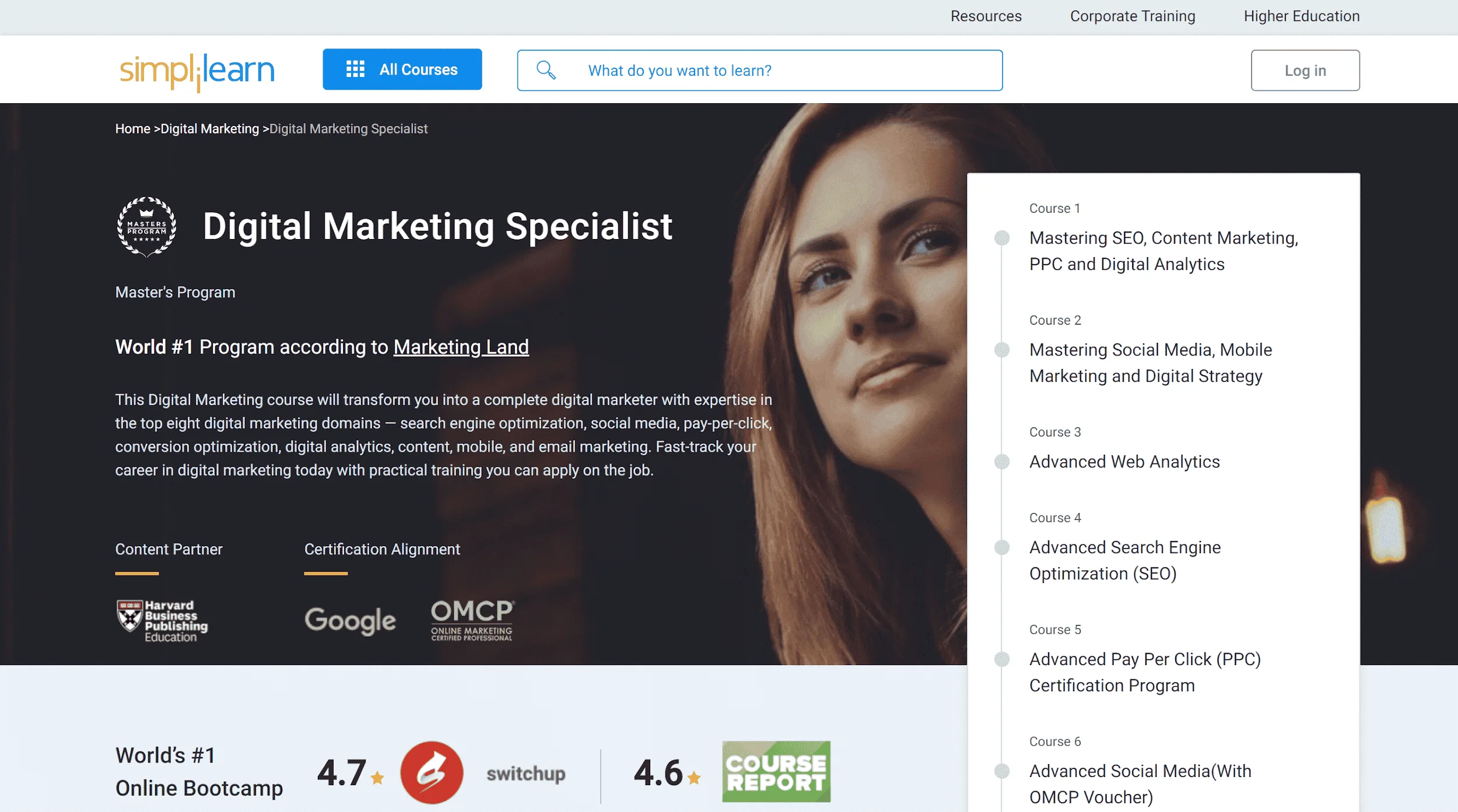 Simplilearn Digital Marketing Specialist