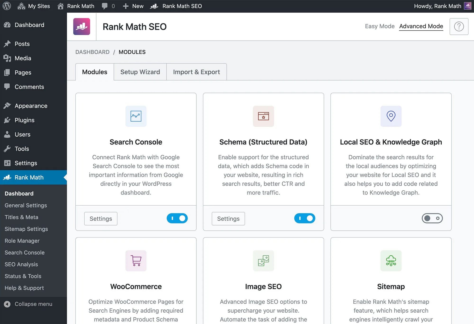 RankMath - Google Ranking Software