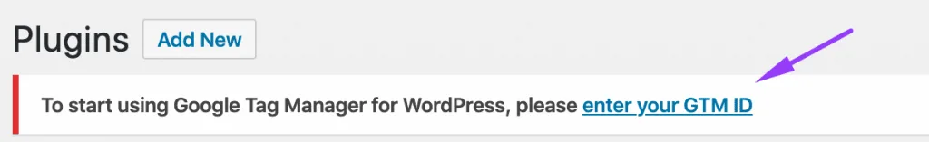 Google Tag Manager WordPress plugin account linking