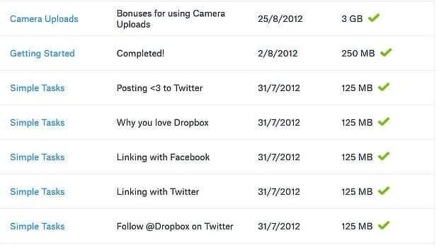 Dropbox - Growth Hacking Examples