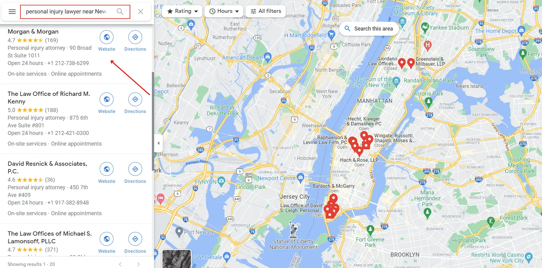 law and legal firms are industries that can benefit from seo