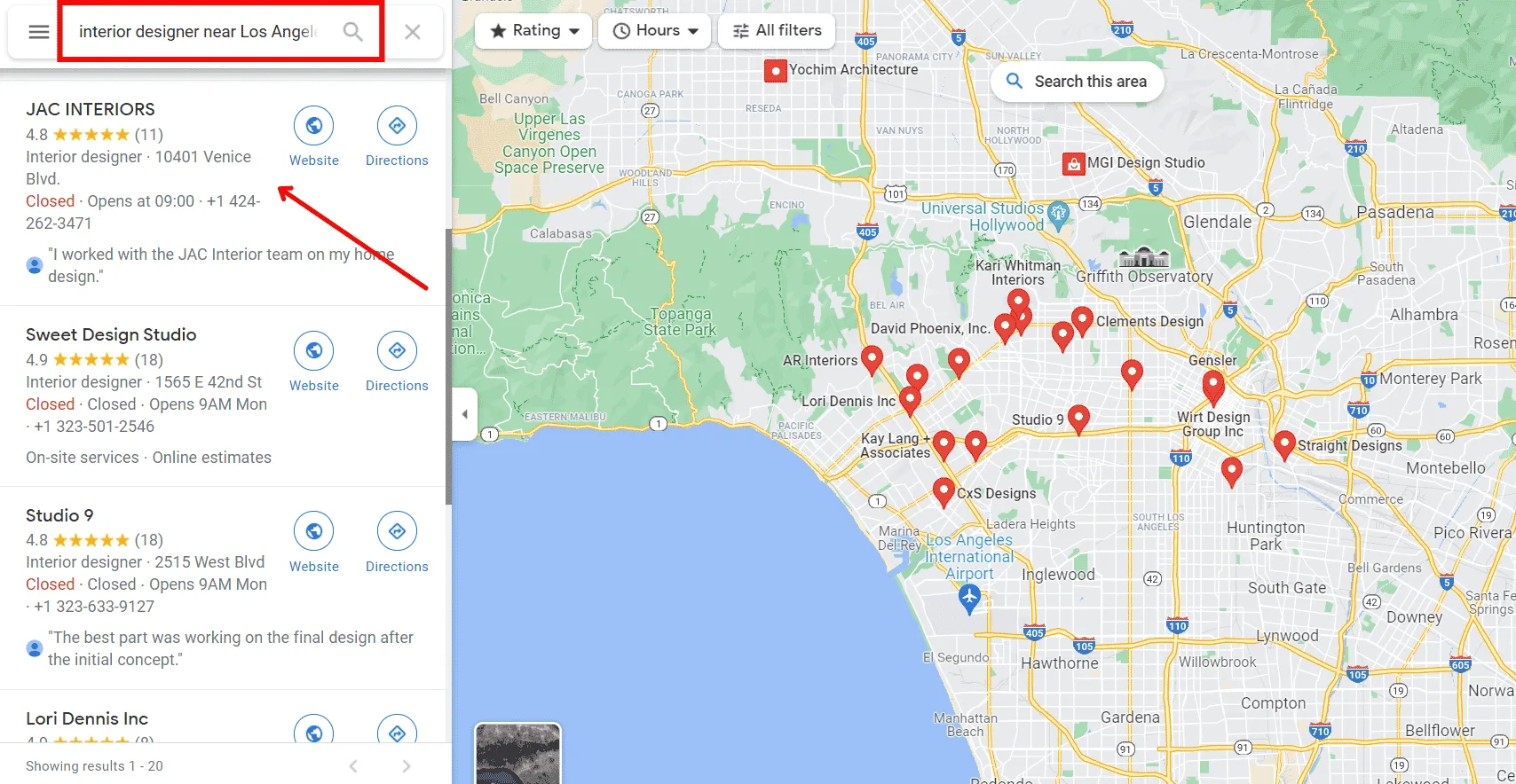 real estate and interior design firms are industries that can benefit from seo