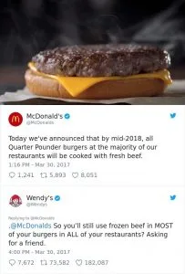 Wendy's Tweets