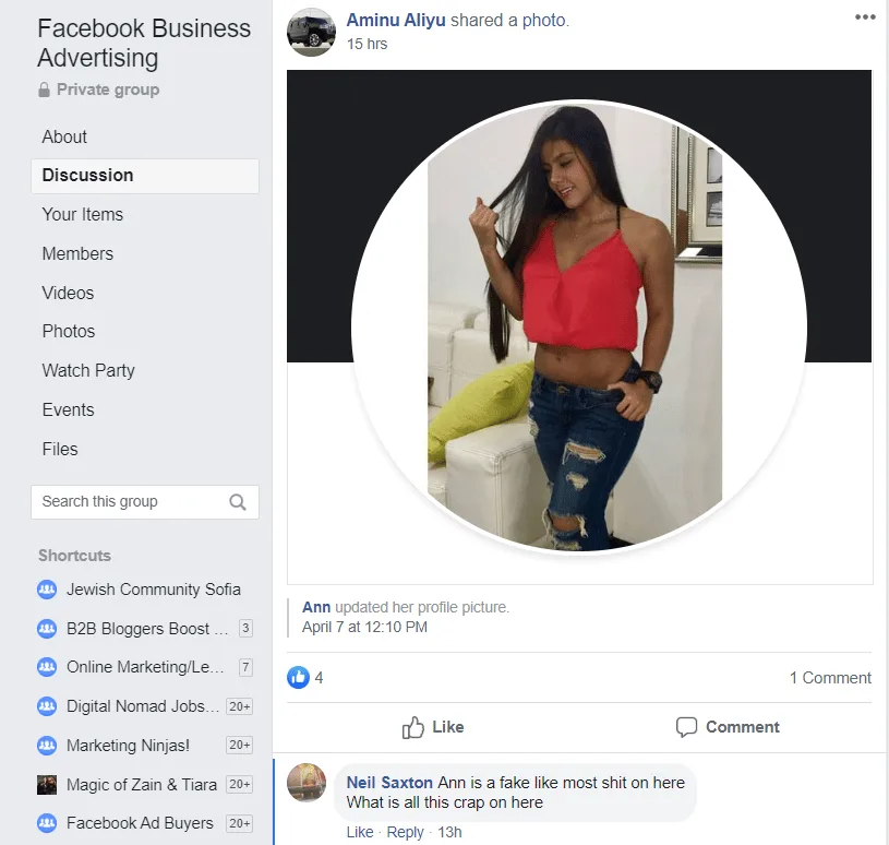 facebook groups screenshot