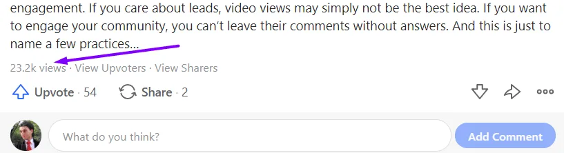 quora content promotion results