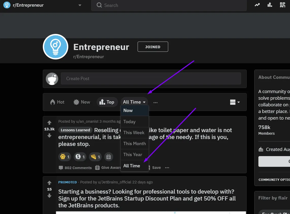 Saas content marketing guide Reddit 