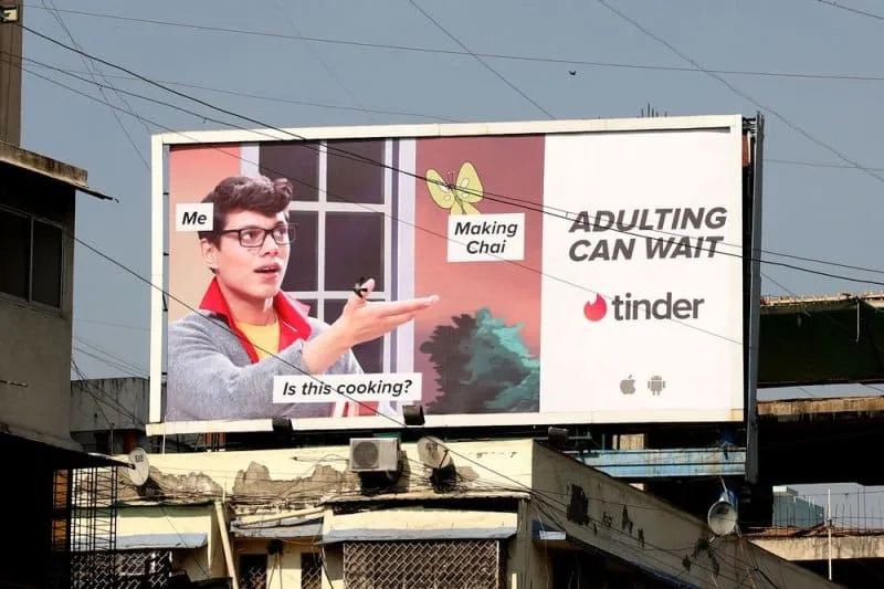tinder ad campaign