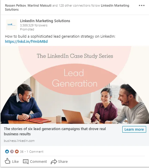 Linkedin Marketing Solutions