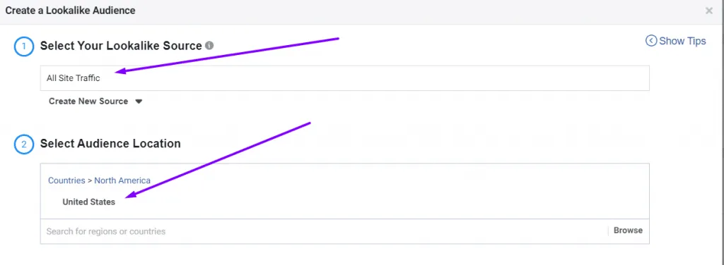 facebook pixel creating lookalike audience