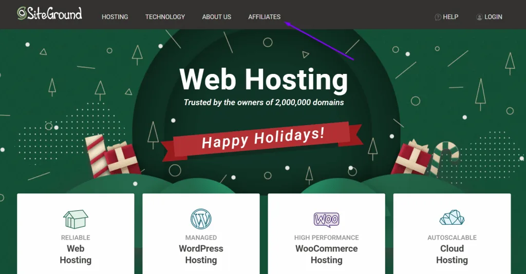 SiteGround web hosting