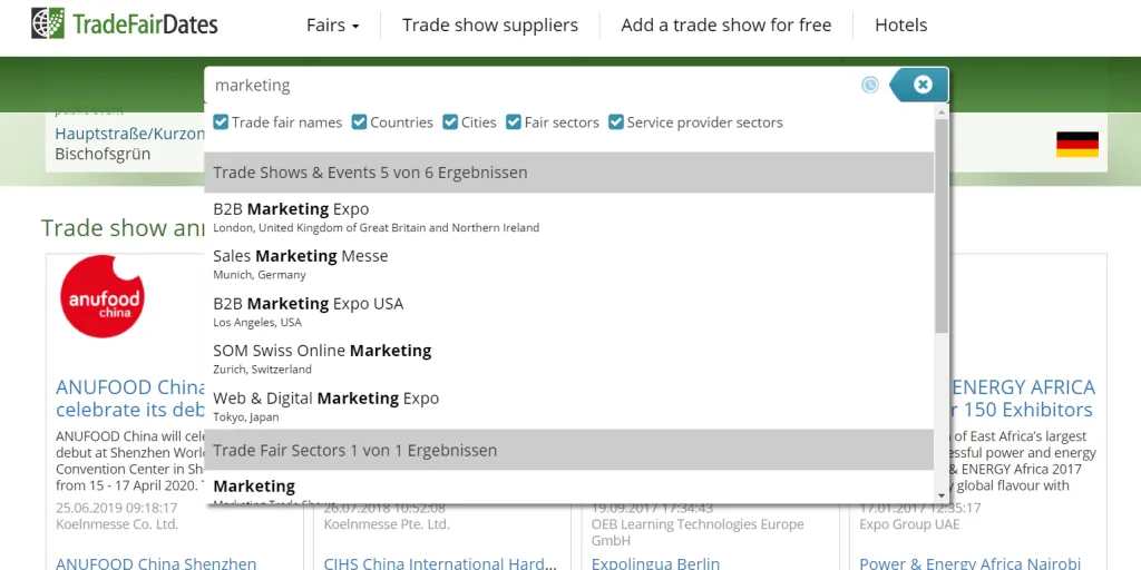 tradefairdates