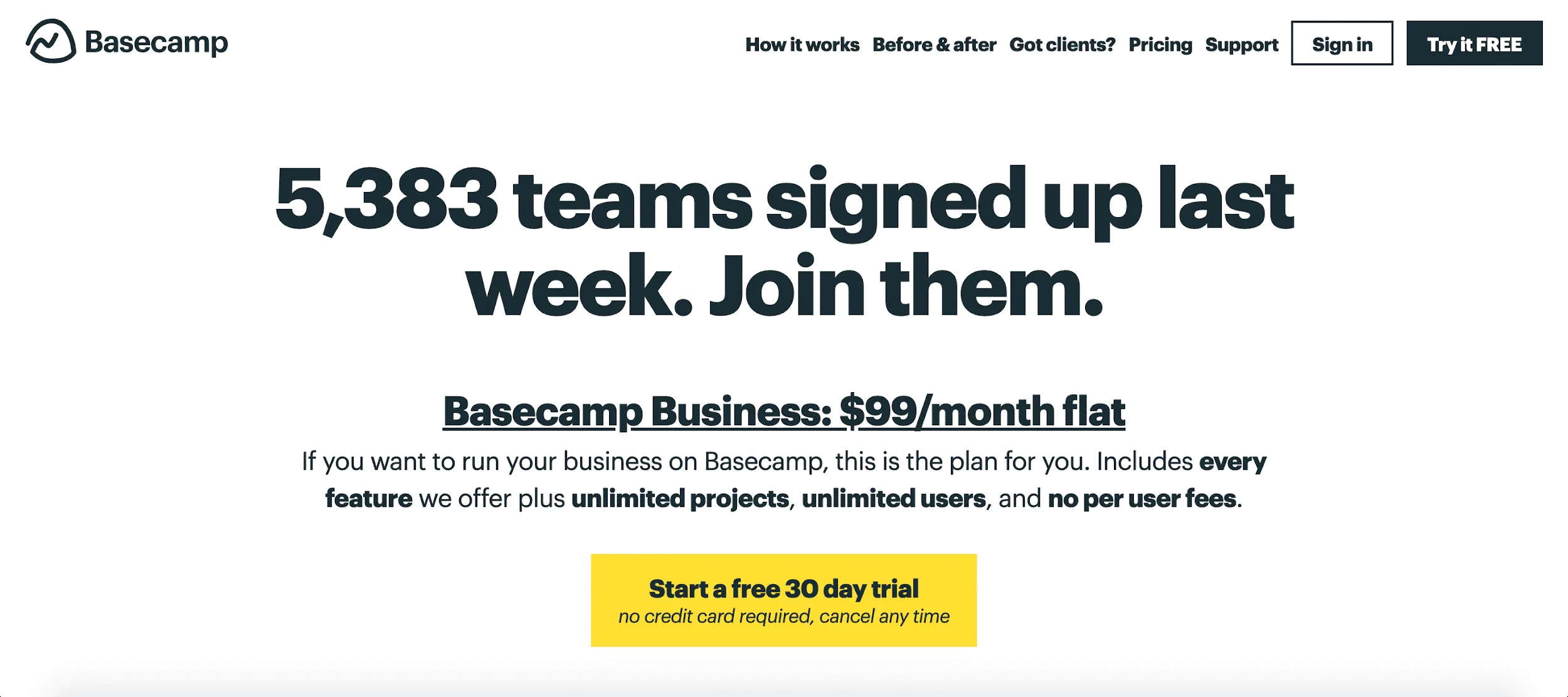 Basecamp saas pricing models