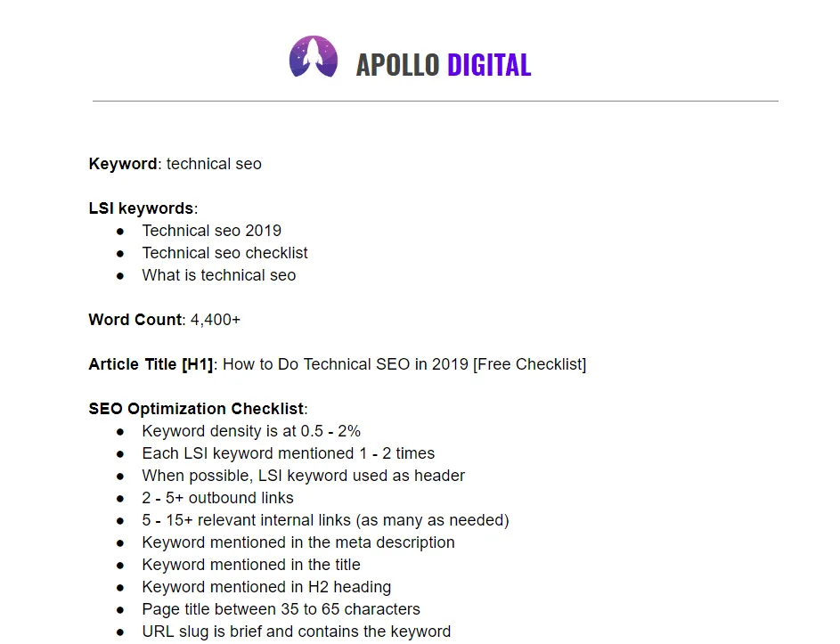 Apollo Digital SEO content writer