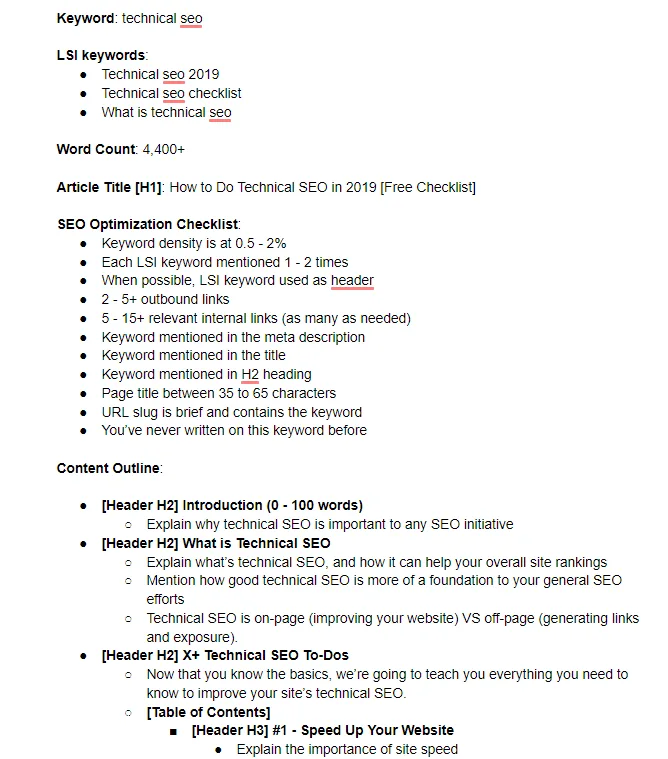 SEO template duide 
