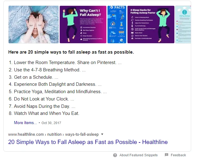 google search results 