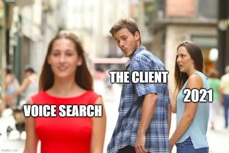 SEO Tip - No, Voice Search is Still Not Relevant